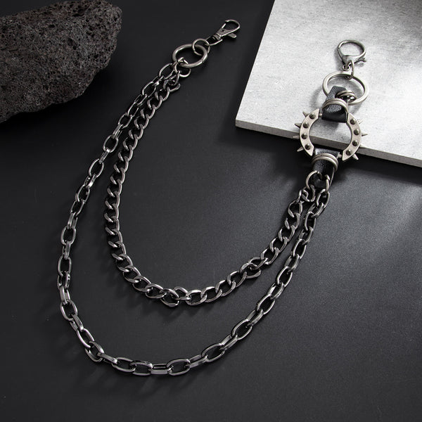 Biker Wallet Chains with Thorn - iChainWallets