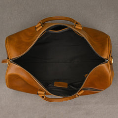 Large Leather Weekender Bag for Men Vintage Leather Weekend Bag for Men - iwalletsmen