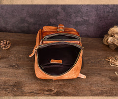 Mens Chest Crossbody Bag Leather Cross Chest Bag Men's - iwalletsmen