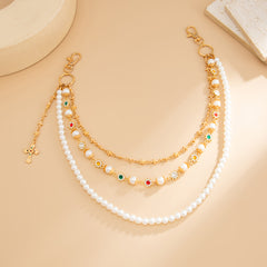 Triple Wallet Chain Gold Womens Ball Wallet Chain - iChainWallets