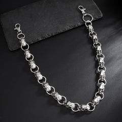Skull Biker Wallet Chain - iChainWallets
