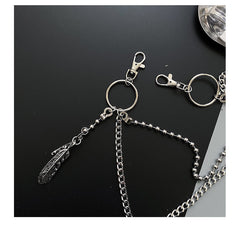 Beaded Wallet Chain for Men 