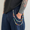 Colorful Diamond Beaded Wallet Chain 