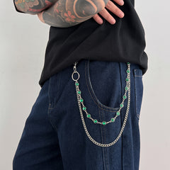 Diamond Wallet Chain Colorful Wallet Chain for Women - iChainWallets