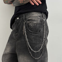Mens Double Wallet Chain Cool Wallet Chain - iChainWallets