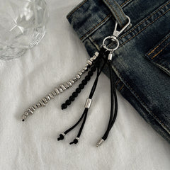Short Wallet Chain  Black Ball Wallet Chain - iChainWallets