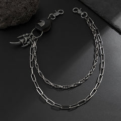 Eagle Wallet Chain Mens Double Wallet Chain Cool Wallet Chain