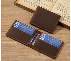 Leather Men's Slim Credit Card Wallet - iwalletsmen