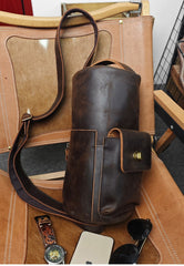 big sling bag for men side pocket