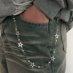 Stars Biker Wallet Chain Beaded Wallet Chain - iChainWallets