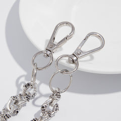 Skull Wallet Chain Mens Biker Wallet Chain 