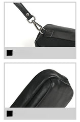 Mens Leather Chest Bag Small Chest Bag Leather - iwalletsmen