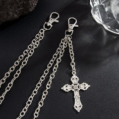 Double Wallet Chain With Cross 