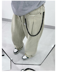  Obsidian Stone Wallet Chain Black Ball Wallet Chain - iChainWallets