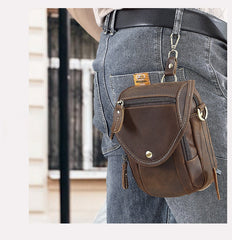 Leather Phone Belt Pouch Leather Belt Phone Pouch - iwalletsmen