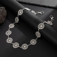 Round Plate Wallet Chain for Women Cool Wallet Chain - iChainWallets