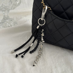 Short Wallet Chain Black Ball Wallet Chain - iChainWallets