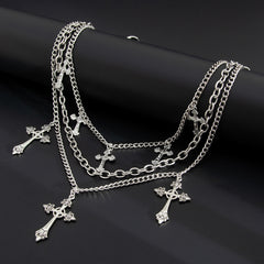 Triple Wallet Chain With Cross - iChainWallets
