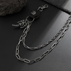 Eagle Wallet Chain Mens Double Wallet Chain Cool Wallet Chain