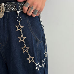 Stars Biker Wallet Chain - iChainWallets