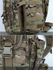 Nylon Large Sling Backpack - Crossbody View