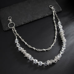 Barbed Wire Beaded Wallet Chain for Men - iChainWallets