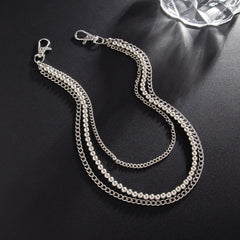 Pearl Wallet Chain Beaded Wallet Chain - iChainWallets