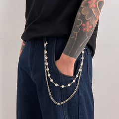 Double Wallet Chain Diamond Wallet Chain 