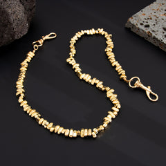 Gold Bead Biker Wallet Chain Beaded Pants Chain Bead Pants Chain - iChainWallets