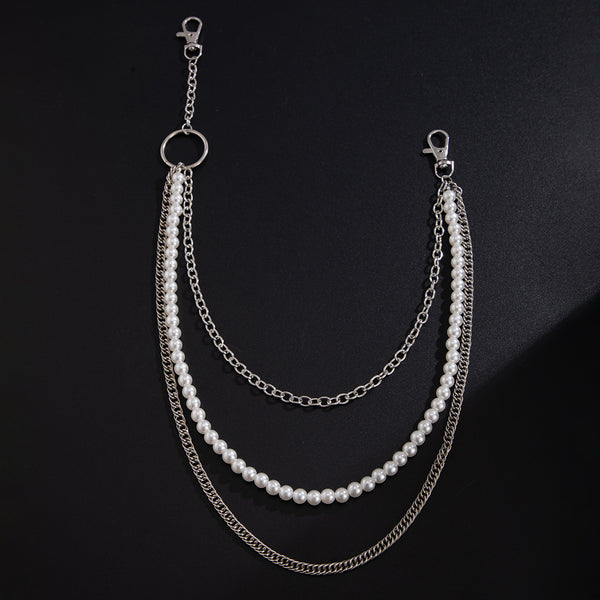 Triple Wallet Chain Womens Pants Chain - iChainWallets
