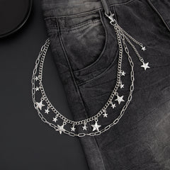 Stars Wallet Chain Womens 2 Chains Wallet Chain 