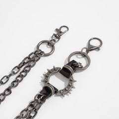Biker Wallet Chains with Thorn - iChainWallets