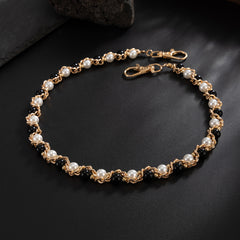 Pearl Wallet Chain Ball Wallet Chain Beaded Wallet Chain - iChainWallets
