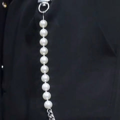 Pearl Wallet Chain Long Pearl Wallet Chain Ball Wallet Chain - iChainWallets