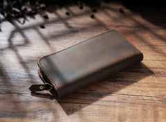 Brown Leather Fountain Pen Case Luxury Leather Pen Case - iwalletsmen