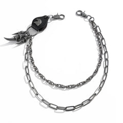 Eagle Wallet Chain Mens Double Wallet Chain Cool Wallet Chain