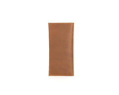 Long Leather Wallet with Flap Mens Wallet with Flap Brown Leather Flap Wallet - iwalletsmen