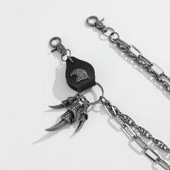 Eagle Wallet Chain Mens Double Wallet Chain Cool Wallet Chain