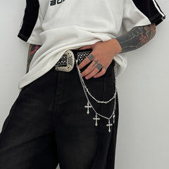 Cross Wallet Chain Barbed Wallet Chain - iChainWallets