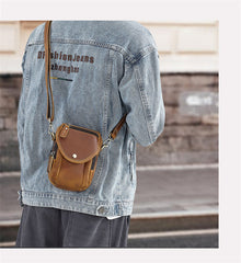 Leather Phone Belt Pouch 