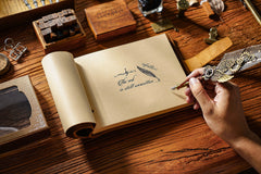 Brown Leather Bound Sketchbook A5 Leather Sketchbook Leather Bound Journal - iwalletsmen