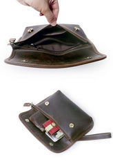 Small Shoulder Clutch Bag Crossbody Clutch Bag Mens Leather Crossbody Bag Clutch - iwalletsmen