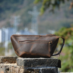 Brown Leather Toiletry Bag Full Grain Leather Toiletry Bag Vintage Mens Toiletry Bag - iwalletsmen