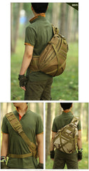 tactical shoulder bag Military Large Sling Bag For Big Men