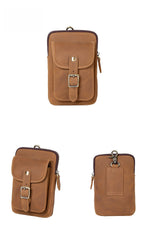 Belt Clip On Pouch Mens Belt Pouch Leather Belt Phone Pouch Leather Phone Belt Pouch - iwalletsmen