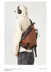 sling bag for big man wearing style