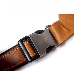 Brown Leather Fanny Pack Large Leather Waist Bag Brown Leather Waist Bag - iwalletsmen