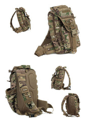 Large Nylon Sling Bag for Big Guys - Nylon Texture