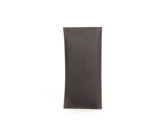 Long Leather Wallet with Flap Mens Wallet with Flap Brown Leather Flap Wallet - iwalletsmen