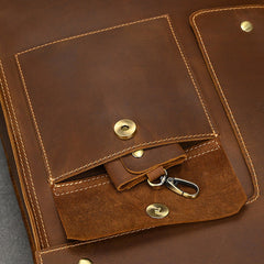 Crazy Horse Leather Backpack 